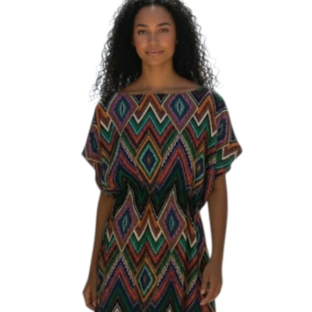 FOREVER 21 MULTICOLOR MINI DRESS SZ.S EUC.